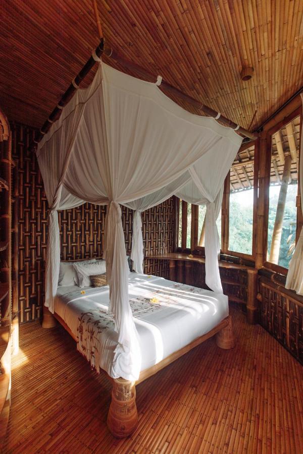 Temple House 3Bds Eco Bamboo House Pool River View Bringkit Exterior foto