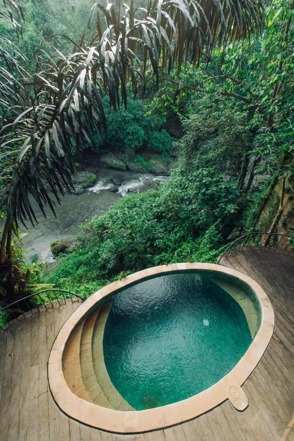 Temple House 3Bds Eco Bamboo House Pool River View Bringkit Exterior foto